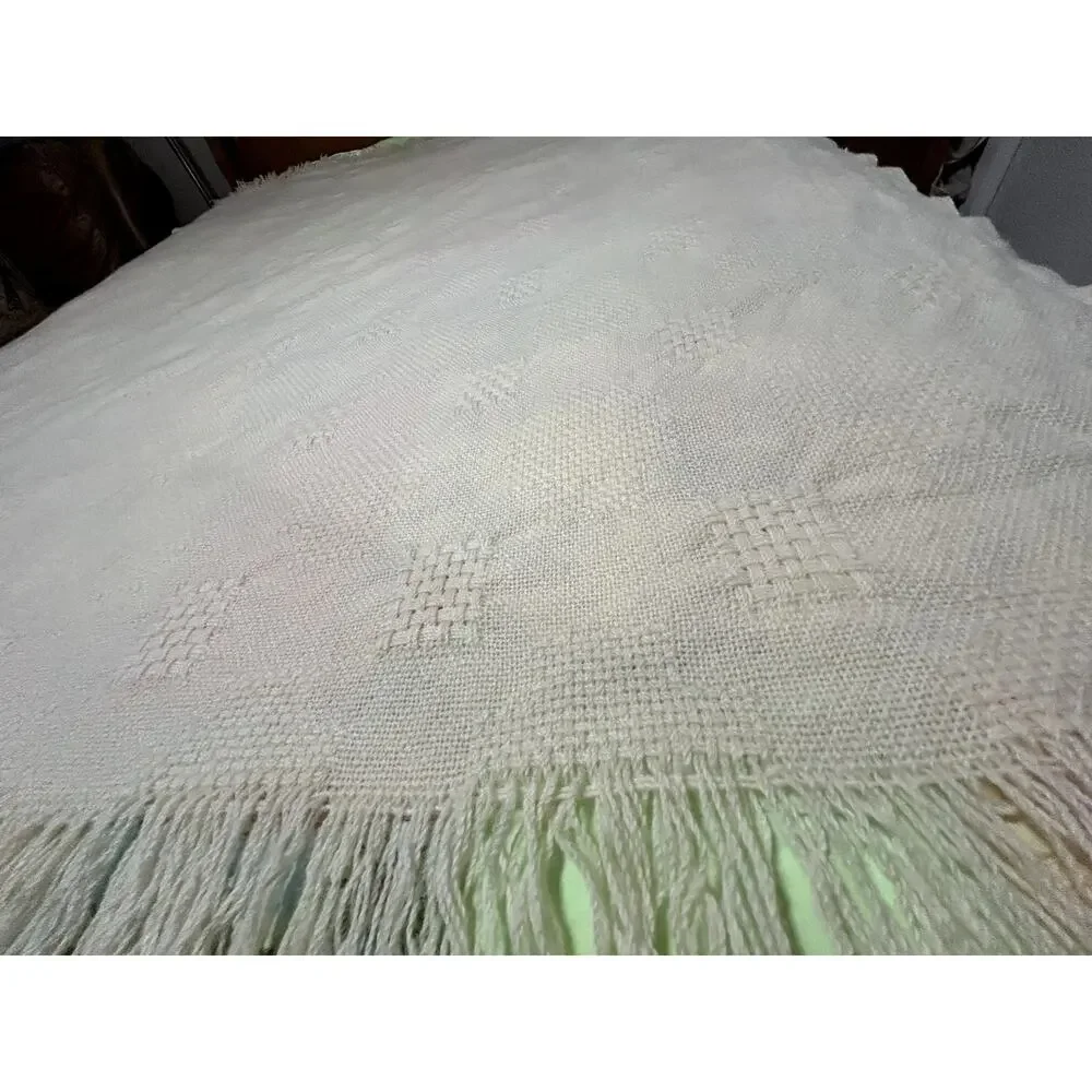 Vintage Pendleton Moulinus 100% Pure Virgin Wool Occasional Throw Blanket